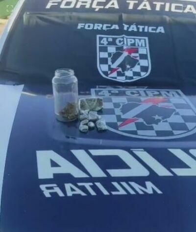 Imagem da notícia Homem é preso com maconha e skank no bairro Esplanada, em Chapadão do Sul